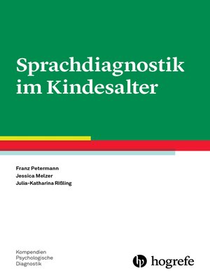 cover image of Sprachdiagnostik im Kindesalter